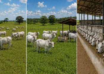 Principais sistemas de criação de gado de corte: extensivo, semi-intensivo e intensivo