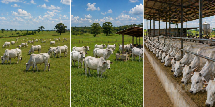 Principais sistemas de criação de gado de corte: extensivo, semi-intensivo e intensivo